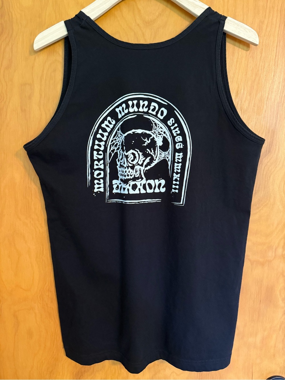 DIXXON Black Graphic Skull Crewneck Tank Top Men’s M